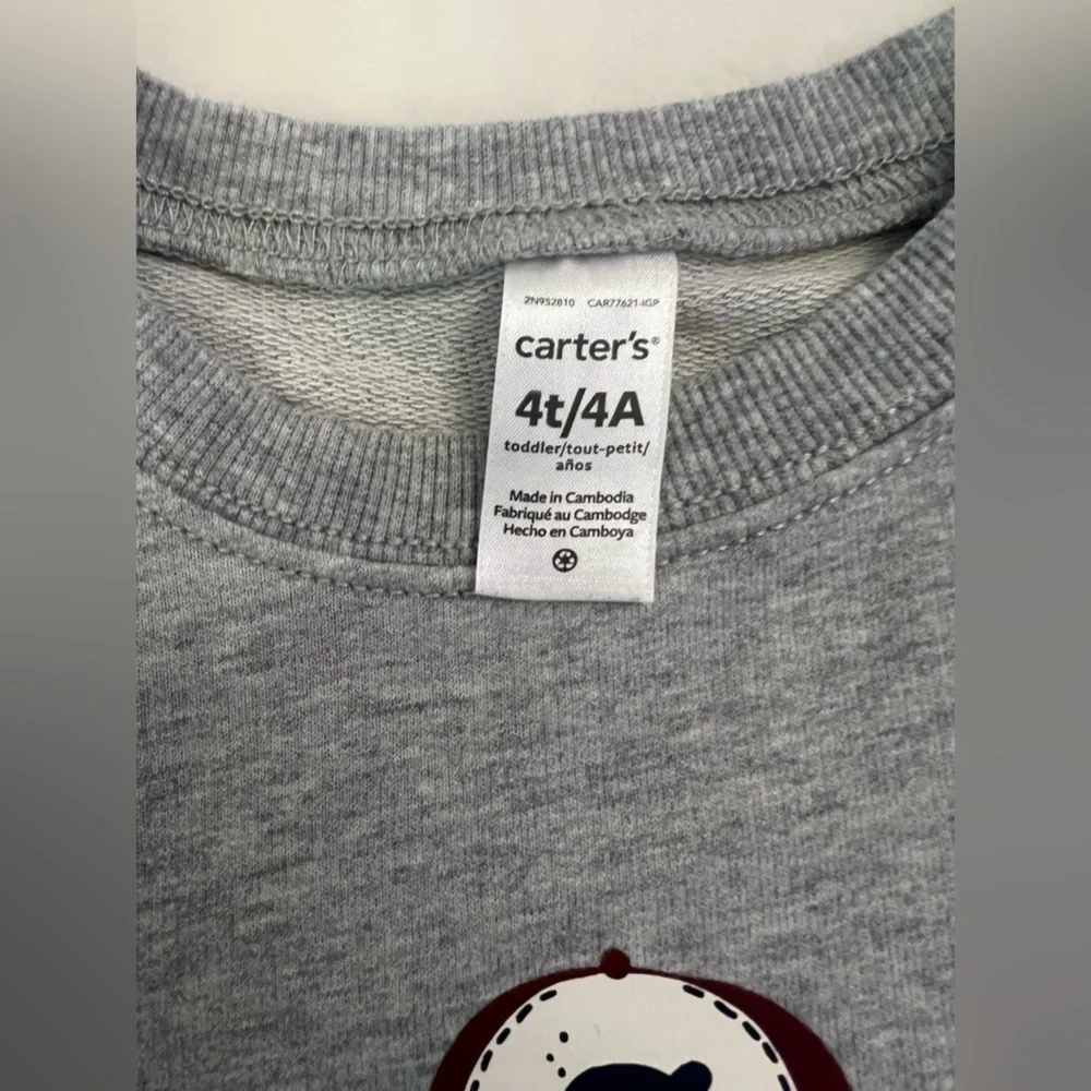 Boys Size 4T Carters Pullover - Picture 4 of 4